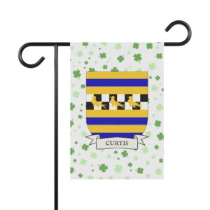 Curtis Coat of Arms Garden Banner