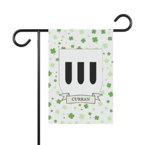 Curran Coat of Arms Garden Banner
