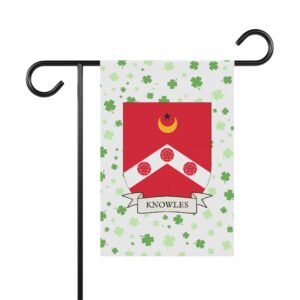 Knowles Coat of Arms Garden Banner