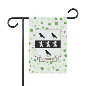 Nicholas Coat of Arms Garden Banner