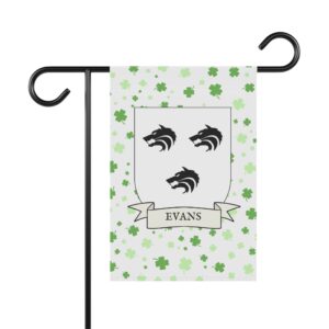 Evans Coat of Arms Garden Banner