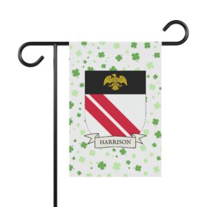 Harrison Coat of Arms Garden Banner