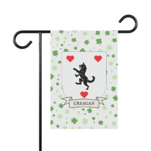 Creagan Coat of Arms Garden Banner