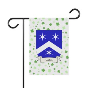 Carr Family Coat of Arms Garden Banner