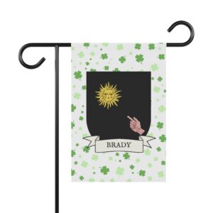 Brady Family Coat of Arms Garden Banner