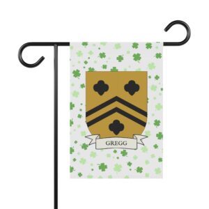 Gregg Coat of Arms Garden Banner