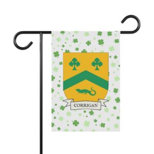 Corrigan Coat of Arms Garden Banner