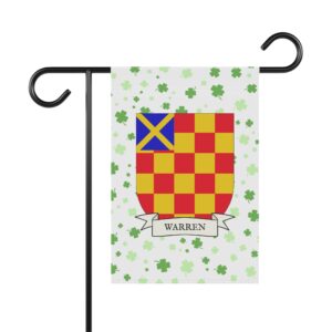 Warren Coat of Arms Garden Banner