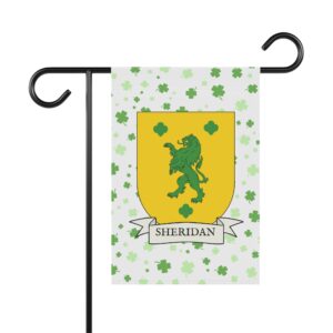 Sheridan Coat of Arms Garden Banner