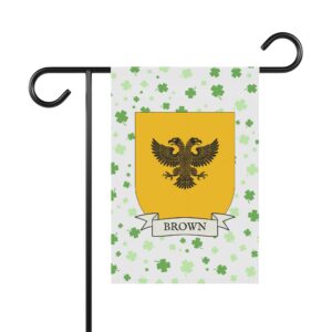 Brown Family Coat of Arms Garden Banner