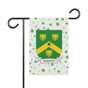Roberts Coat of Arms Garden Banner