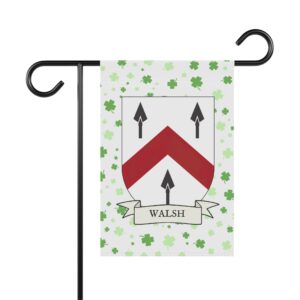Walsh Coat of Arms Garden Banner