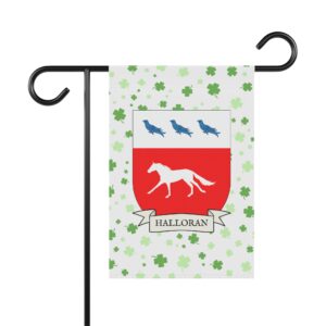 Halloran Coat of Arms Garden Banner