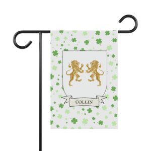 Collin Coat of Arms Garden Banner