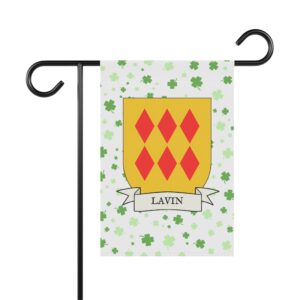 Lavin Coat of Arms Garden Banner