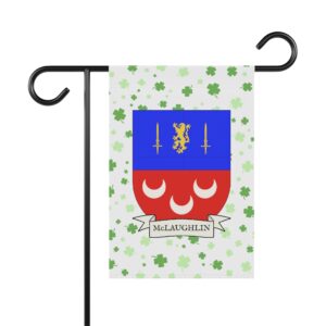 McLaughlin Coat of Arms Garden Banner