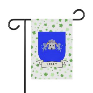 Kelly Coat of Arms Garden Banner
