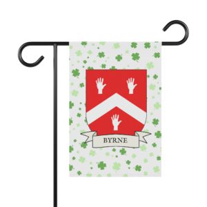 Byrne Family Coat of Arms Garden Banner