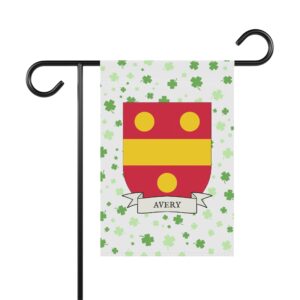 Avery Family Coat of Arms Garden Banner
