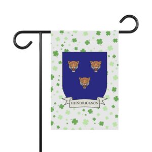 Hendrickson Coat of Arms Garden Banner