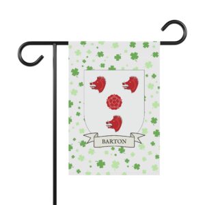Barton Family Coat of Arms Garden Banner