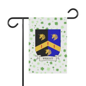Wright Coat of Arms Garden Banner