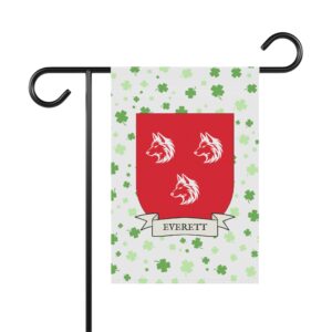 Everett Coat of Arms Garden Banner