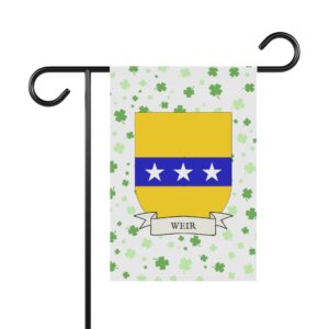 Weir Coat of Arms Garden Banner