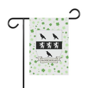 McNicholas Coat of Arms Garden Banner