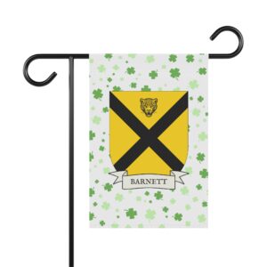 Barnett Family Coat of Arms Garden Banner