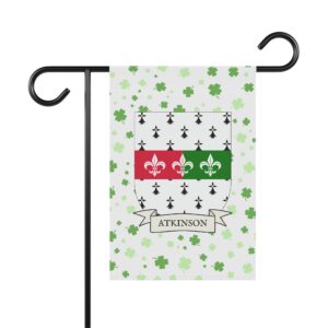 Atkinson Family Coat of Arms Garden Banner