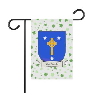 Devlin Coat of Arms Garden Banner