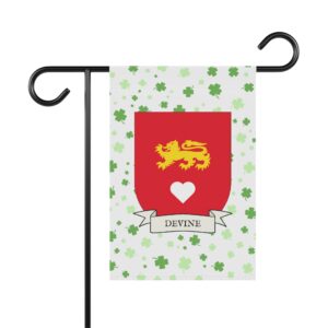 Devine Coat of Arms Garden Banner