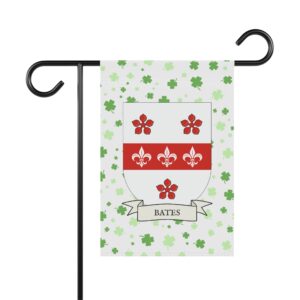 Bates Family Coat of Arms Garden Banner