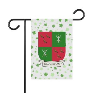 Naughton Coat of Arms Garden Banner
