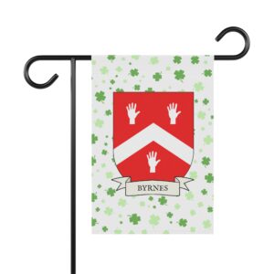 Byrnes Family Coat of Arms Garden Banner