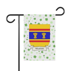 Weaver Coat of Arms Garden Banner