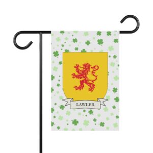 Lawler Coat of Arms Garden Banner