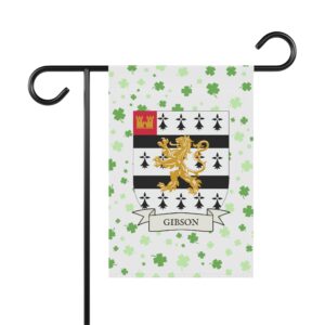 Gibson Coat of Arms Garden Banner