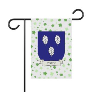 Tobin Coat of Arms Garden Banner