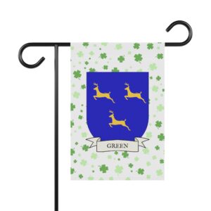 Green Coat of Arms Garden Banner