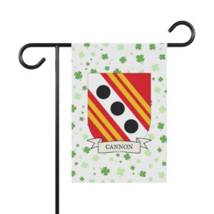 Cannon Family Coat of Arms Garden Banner