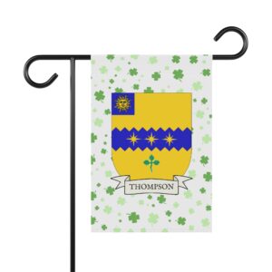 Thompson Coat of Arms Garden Banner