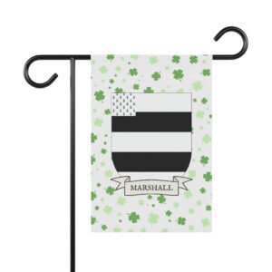 Marshall Coat of Arms Garden Banner