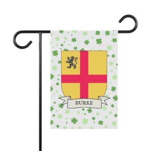 Burke Family Coat of Arms Garden Banner