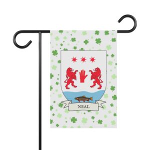 Neal Coat of Arms Garden Banner