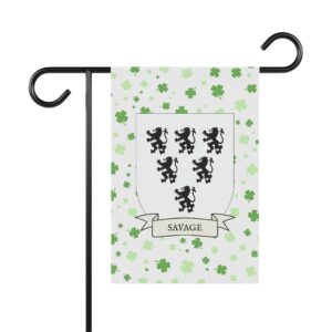 Savage Coat of Arms Garden Banner