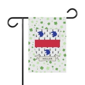 Miller Coat of Arms Garden Banner