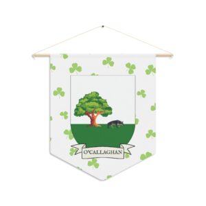 O'Callaghan Family Coat of Arms Indoor Pennant
