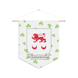 Kavanaugh Family Coat of Arms Indoor Pennant